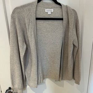Gray cardigan. Never been worn